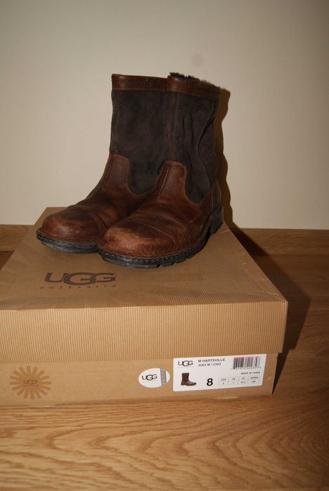 Oryginalne kozaki śniegowce skóra UGG rozmiar 40,5 26,5 cm