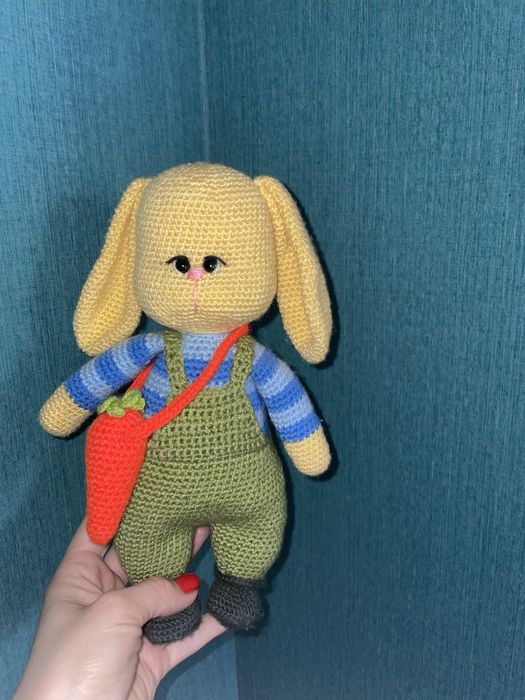 Амигуруми зайка ручная работа