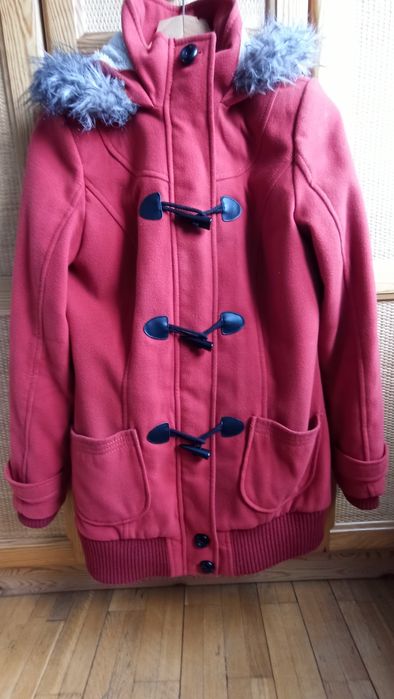 Płaszcz zimowy kolor ceglasty