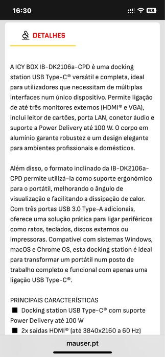 USB-C Multiport Dockingstation ISY445036672435496963
