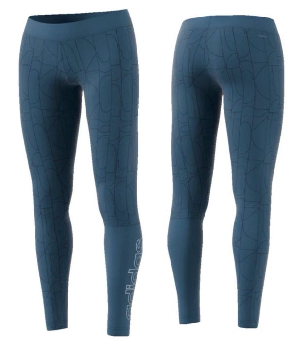 Adidas legginsy sportowe damskie długie bawełniane M