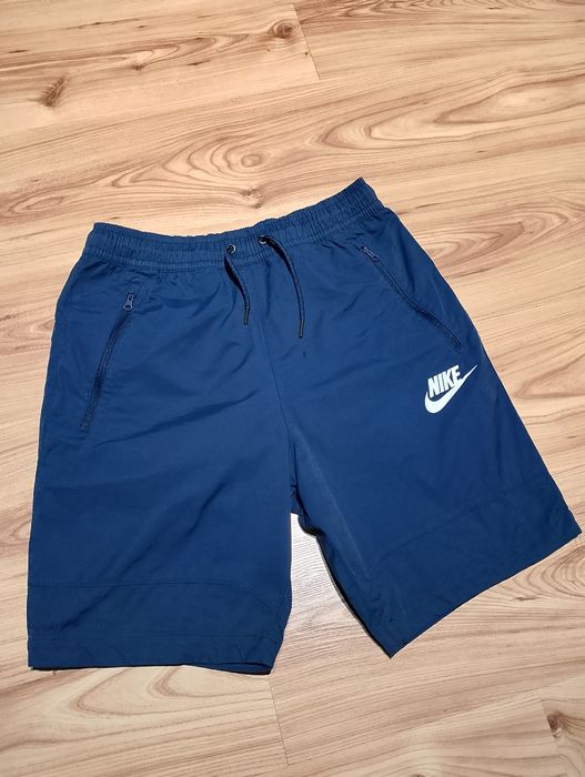 Niebieskie Męskie Spodenki Szorty Nike Sportswear