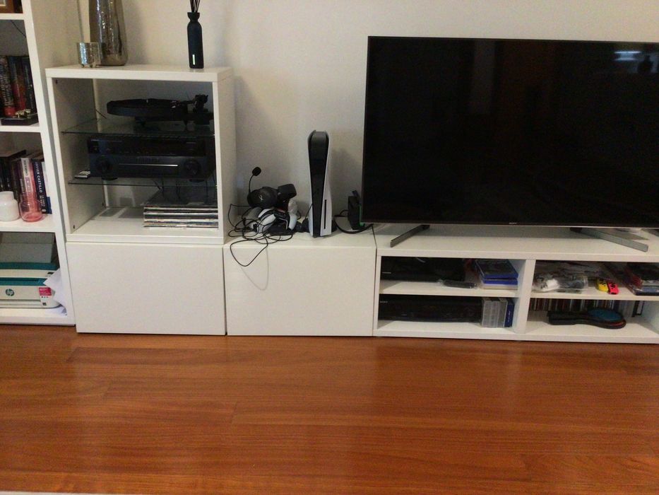 Movel TV Ikea, 5 módulos Besta