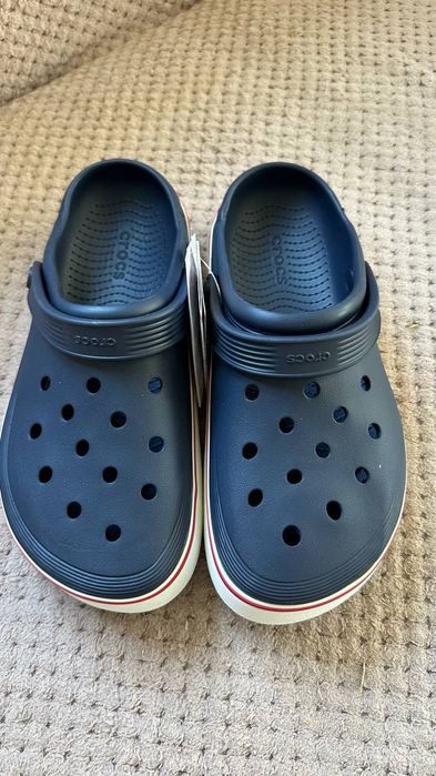 Уцінка! Сабо крокс Чоловічі Crocs Off Court Navy 40-41р m8 26см