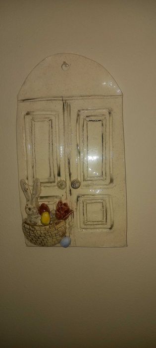 Ceramiczne drzwi wielkanocne