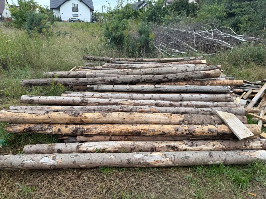 Stemple budowlane drewniane + pustaki leier 25