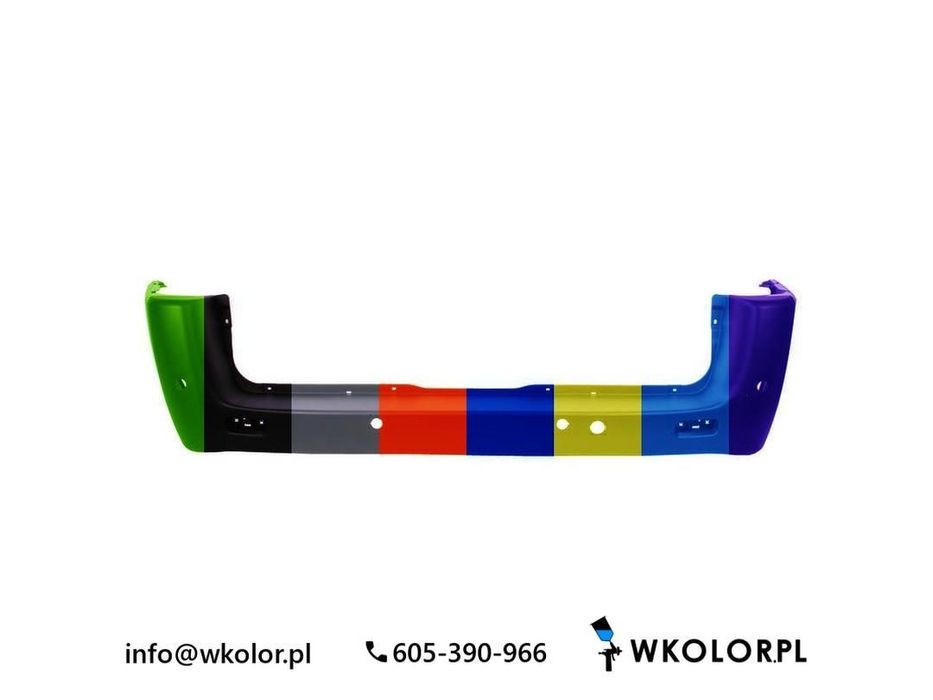 NOWY ZDERZAK CITROEN JUMPY II 2009-2016 LAKIEROWANY W KOLOR