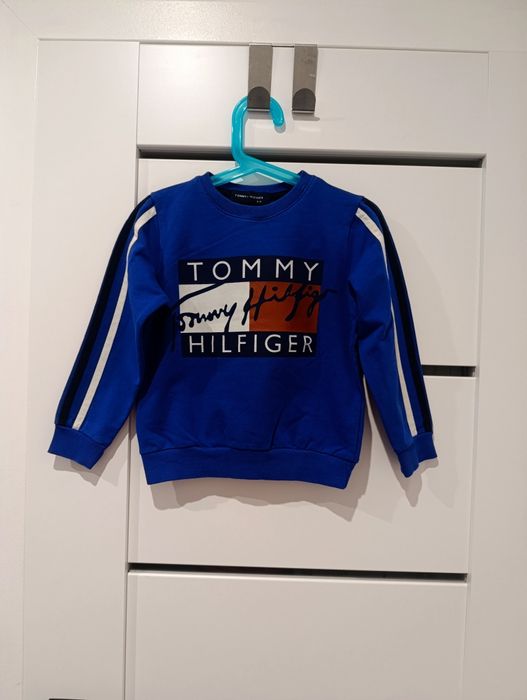 Granatowa bluza bawełniana r. 104