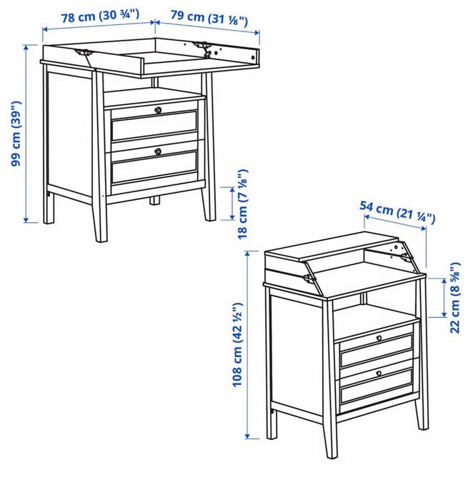 Trocador Ikea Sundvik