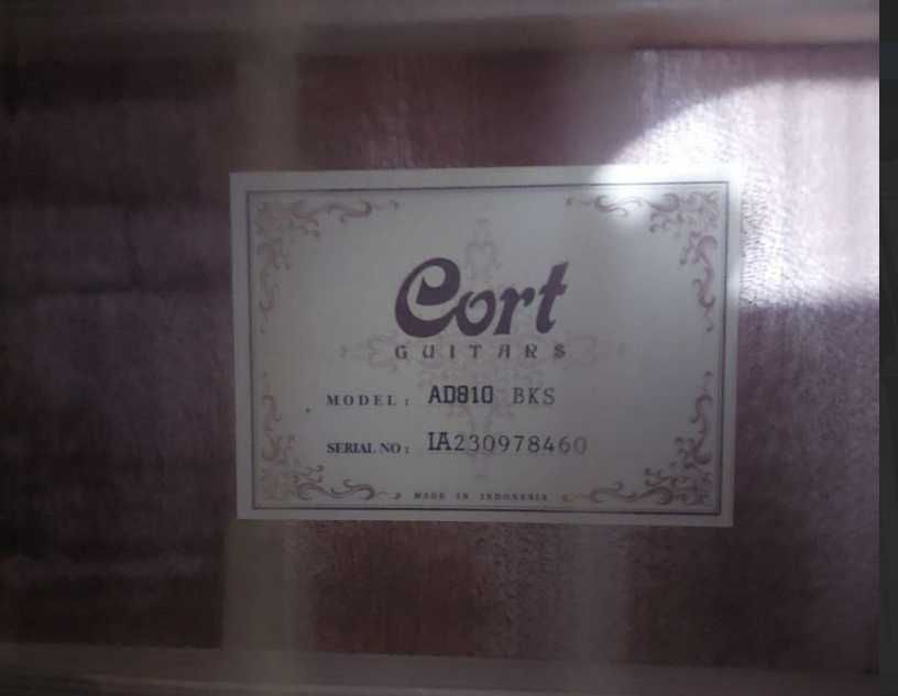 Акустична гітара Cort AD810 BKS
