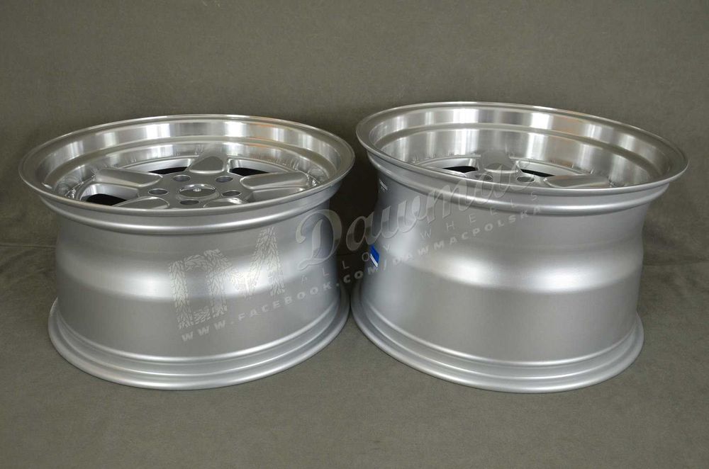 Felgi DMC01 Classic 18" 9,5J ET20 + 11J ET25 5x120 Silver Machine Lip