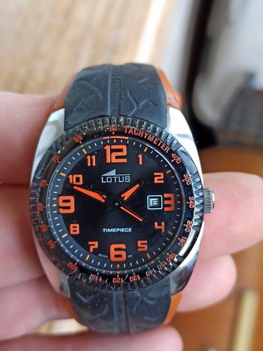 Оригинальные часы, годинник Lotus в мото стиле