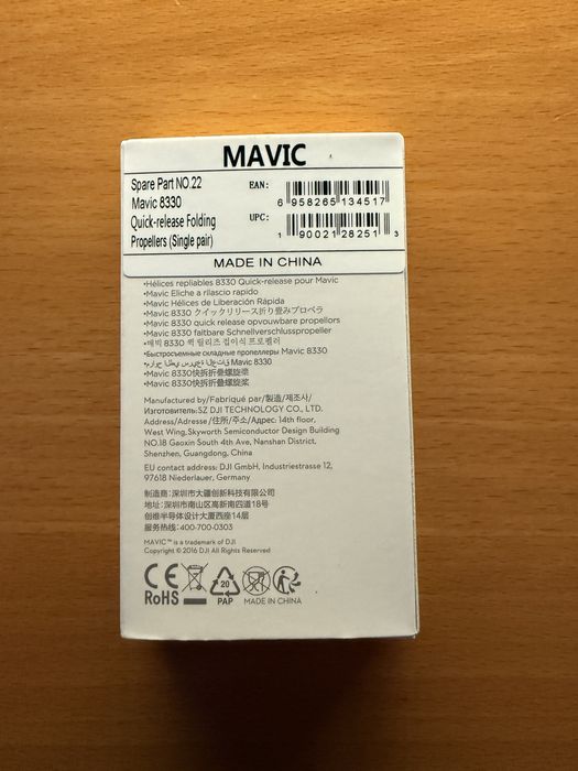 DJI Mavic Propellers Hélices Par