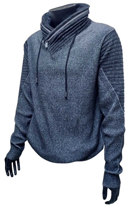Sweter męski ze stójką z zamkiem CHAPTER, R. 2XL
