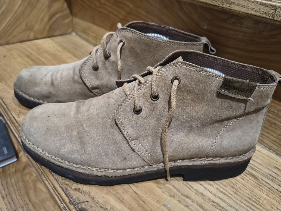 Zamszowe buty męskie Wojas