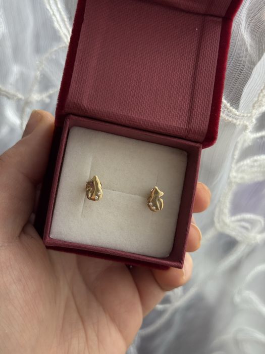 Золоті сережки (гвіздочки )