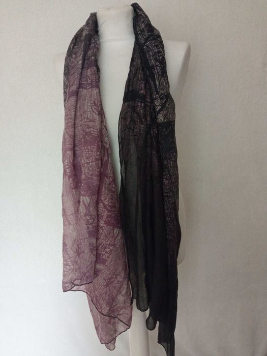 Zwiewny szalik chusta apaszka r 180x88