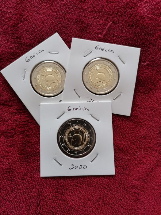 Moeda UNC comemorativa de 2€ - Grécia 2020