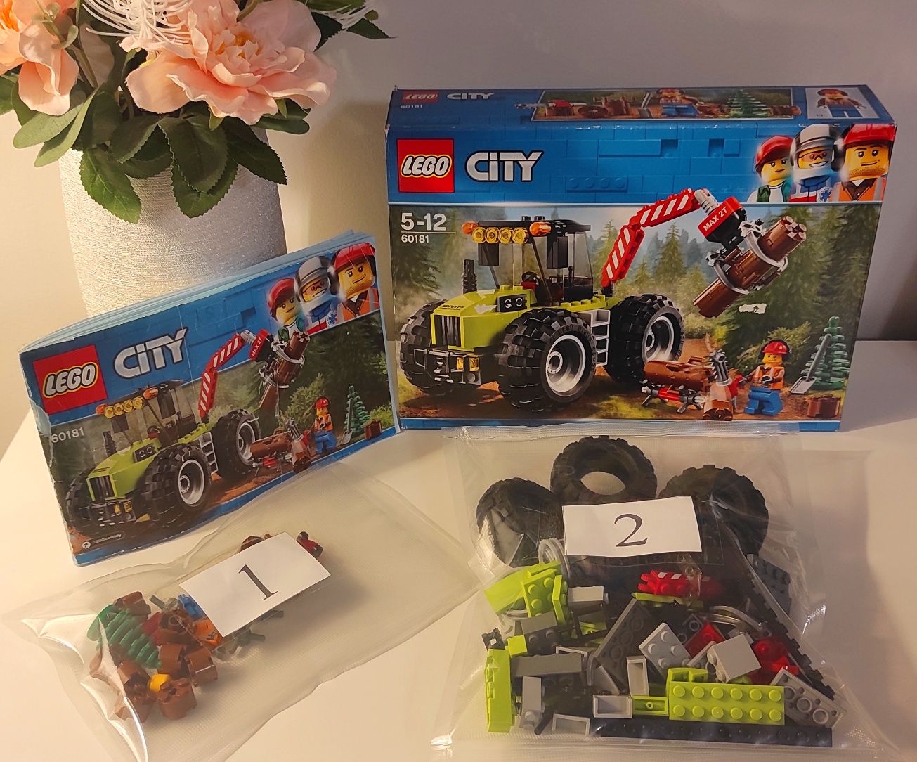 Zestaw klockow LEGO city traktor le ny 60181 kompletny z instrukcj Bobowo OLX.pl