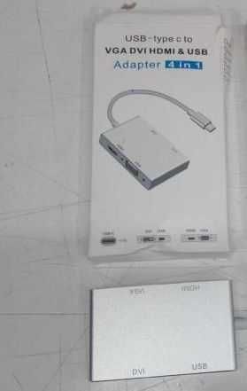 ADAPTADOR Video Usb C Para Hdmi Dvi Vga