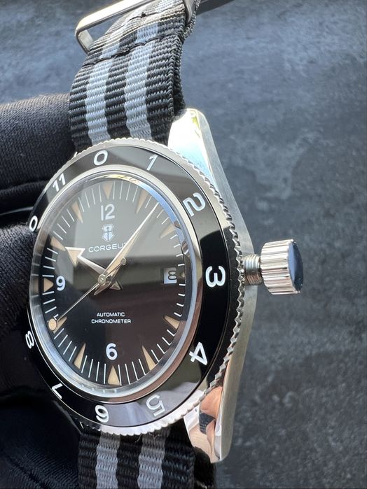 Механічний годинник Corgeut Automatic | Miyota 8215 | Сапфірове скло | 100 м Часы мужские механические