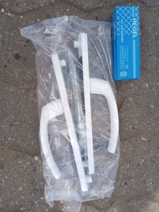 KR HAUS Drzwi 100x210 / 100x200 zewnętrzne NOWE pcv białe POZNAŃ