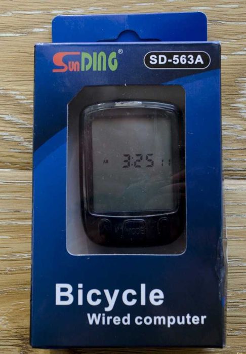 Велокомпьютер SunDing SD-563A с подсветкой