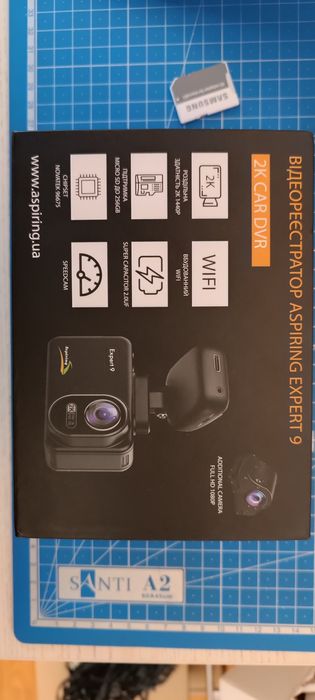 Відеореєстратор Aspiring expert 9 - 2 камери 2к якість + gps + speedca