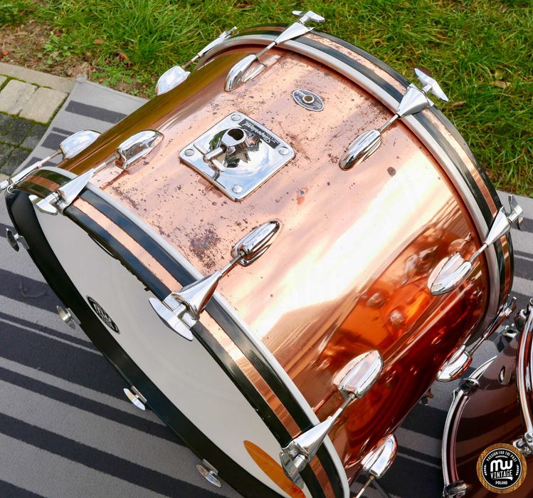 ‼️ Perkusja Slingerland Niles 3-ply 24”, 13”, 18” Copper Vintage ‼️