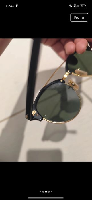Óculos Clubround Ray ban