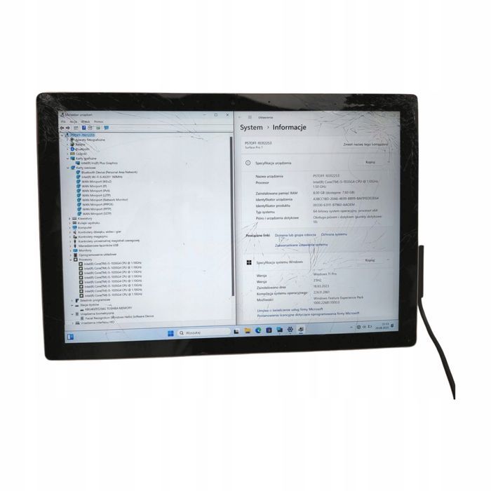 Microsoft Surface Pro 7 (1866) i5-1035G4 8GB 256SSD 12,3" 2K W11