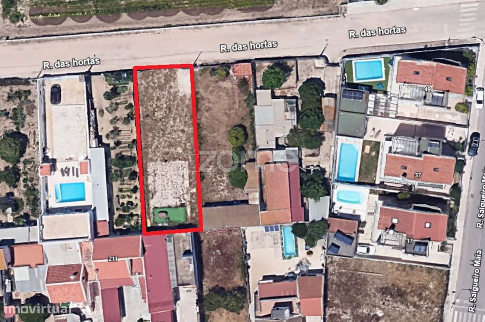 Terreno Urbano Rua da Hortas, Lt13, com 399m2, Atalaia, Montijo