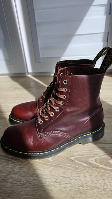 Buty Dr. Martens 1460 Pascal bordowe, brązowe, bardzo mało używane rozm.  42-43