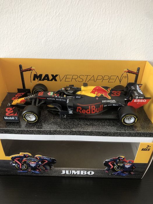 Коллекционная модель F1 Red Bull Max Verstappen Jumbo 1:24 Bburago