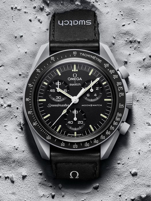Omega X Swatch Mission to the Moon Moonswatch наручний кварцевий чоловічий годинник омега свотч