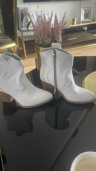 Buty białe prawdziwa skóra