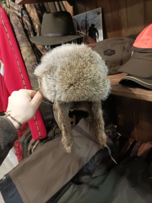 Czapka Harkila Alaska Hat Uszatka Futro Królika