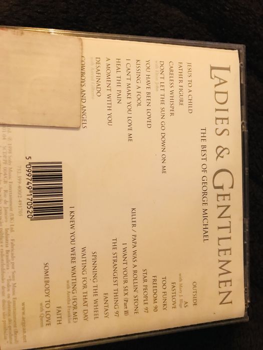Box CD’s Duplos George Michael The Best Of Ladies And Gentlemen