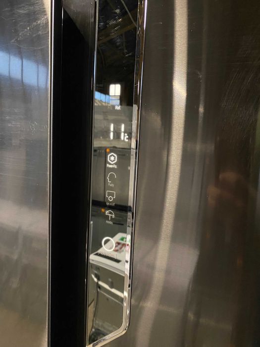 Nowa Lodówka HAIER HB26FSSAAA Side by Side No frost 190cm Titanium