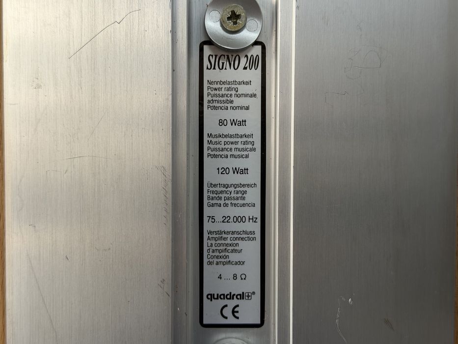 ‼️Kolumna centralna Quadral Signo 200 Audio Room