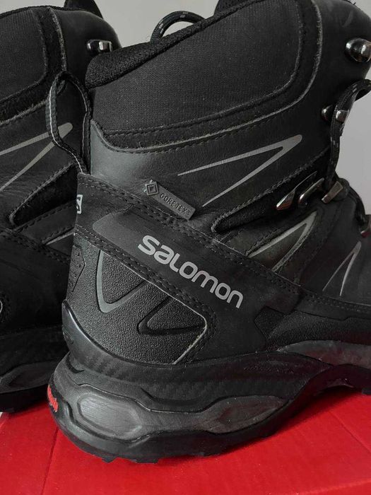 Ботинки Salomon Gore-Tex, кожа, оригинал