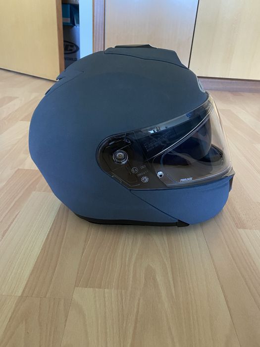 Capacete modular HJC i90 Cinza