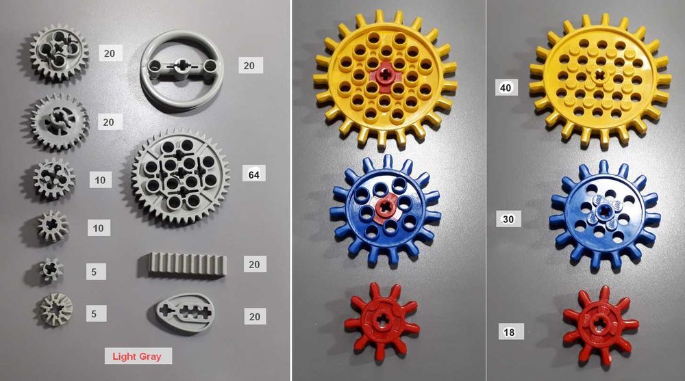 Детали Lego Technic - шестерни, гусеницы (оригинал лего техник): 59 грн ...