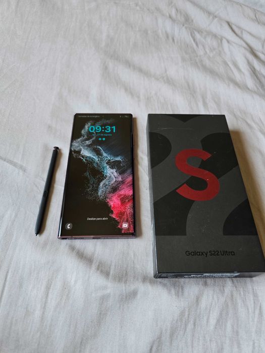 Smartphone Samsung S22 Ultra 512Gb desbloqueado garantia agosto 2025