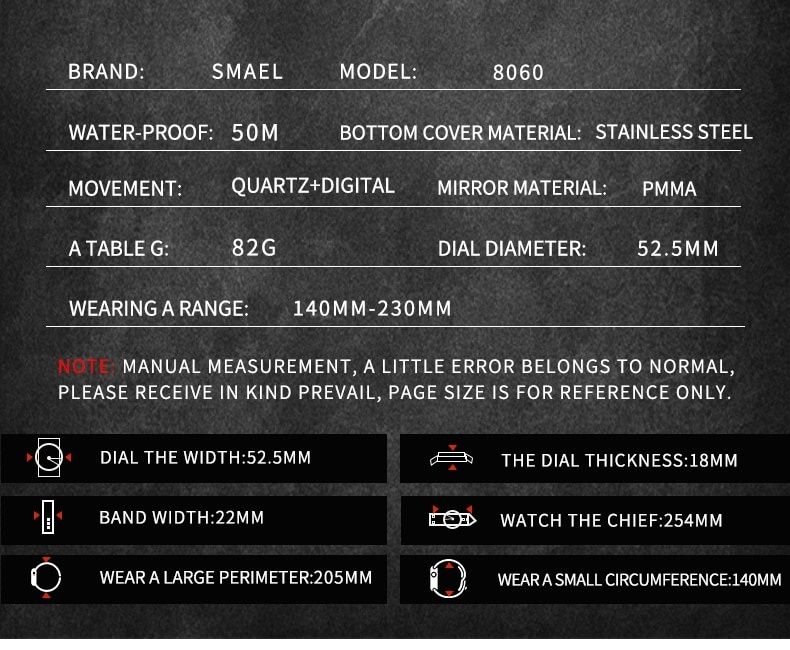 Zegarek sportowy - Smael.