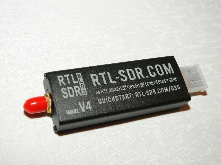 Odbiornik szerokopasmowy RTL-SDR V4 500kHz-1766MHz
