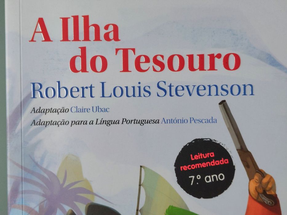 A Ilha do Tesouro de Robert L Stevenson do Plano Nacional de Leitura