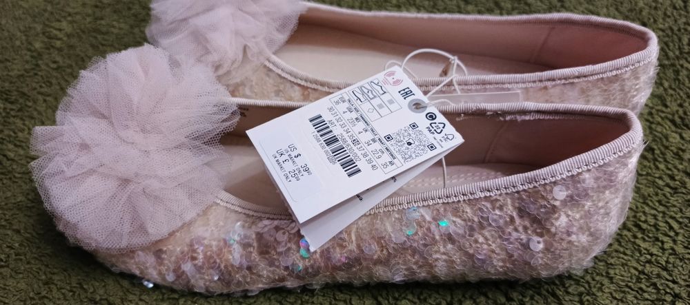 Балетки ZARA, 36 р-р. Оригинал