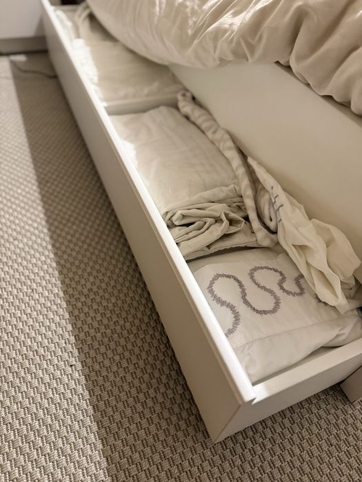 Gavetas de arrumaçao para cama ikea malm