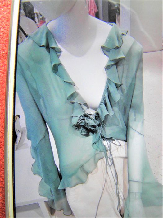 Blusa de chifom da coleção nova da ZARA